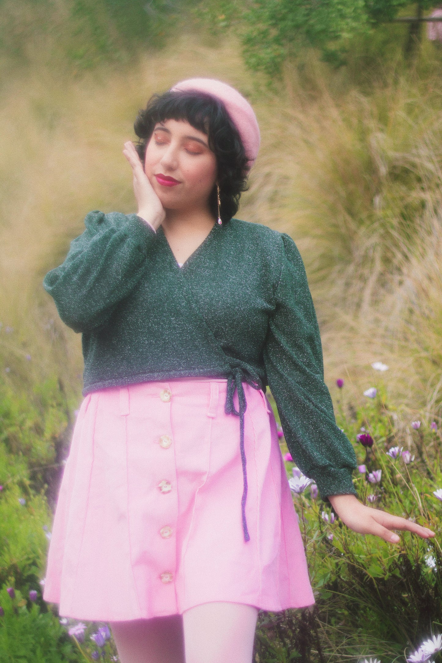 Falda Sandy Cotele Rosa
