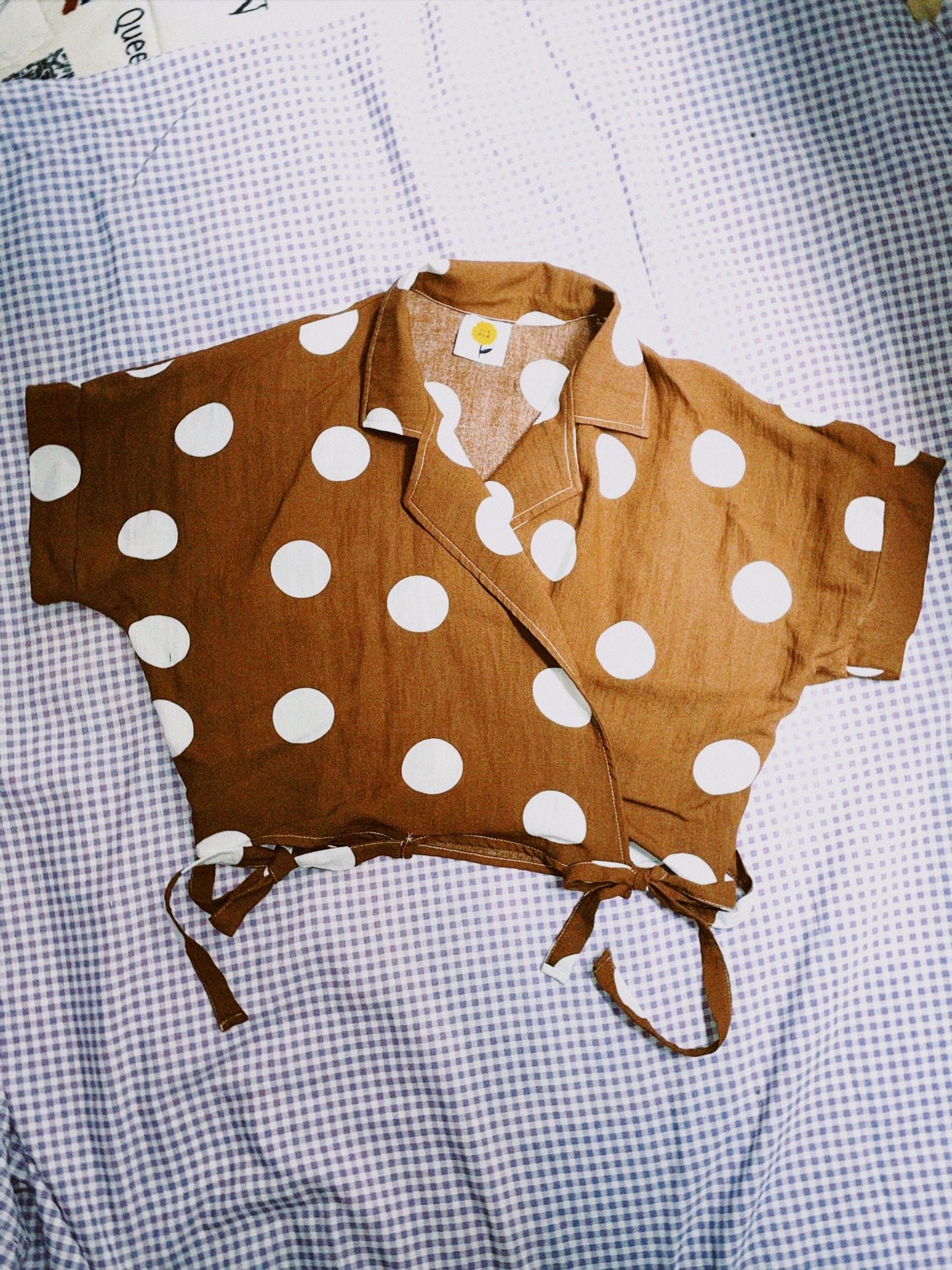 Blusa Cruzada polka