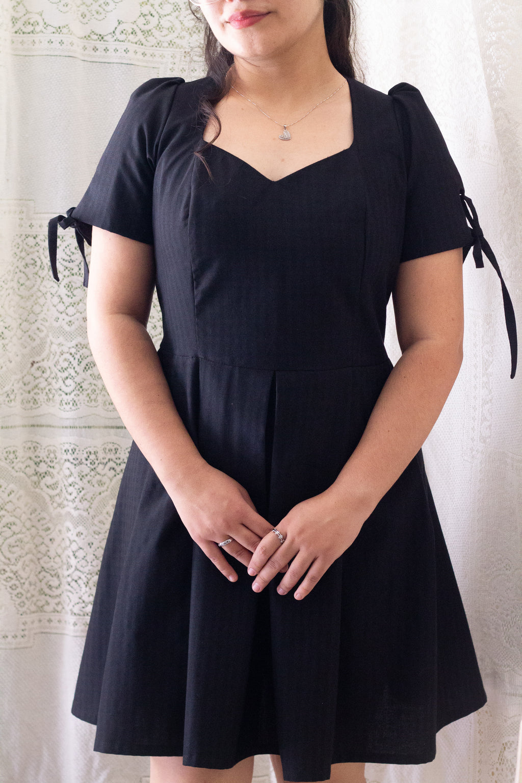 Vestido mini heart Negro