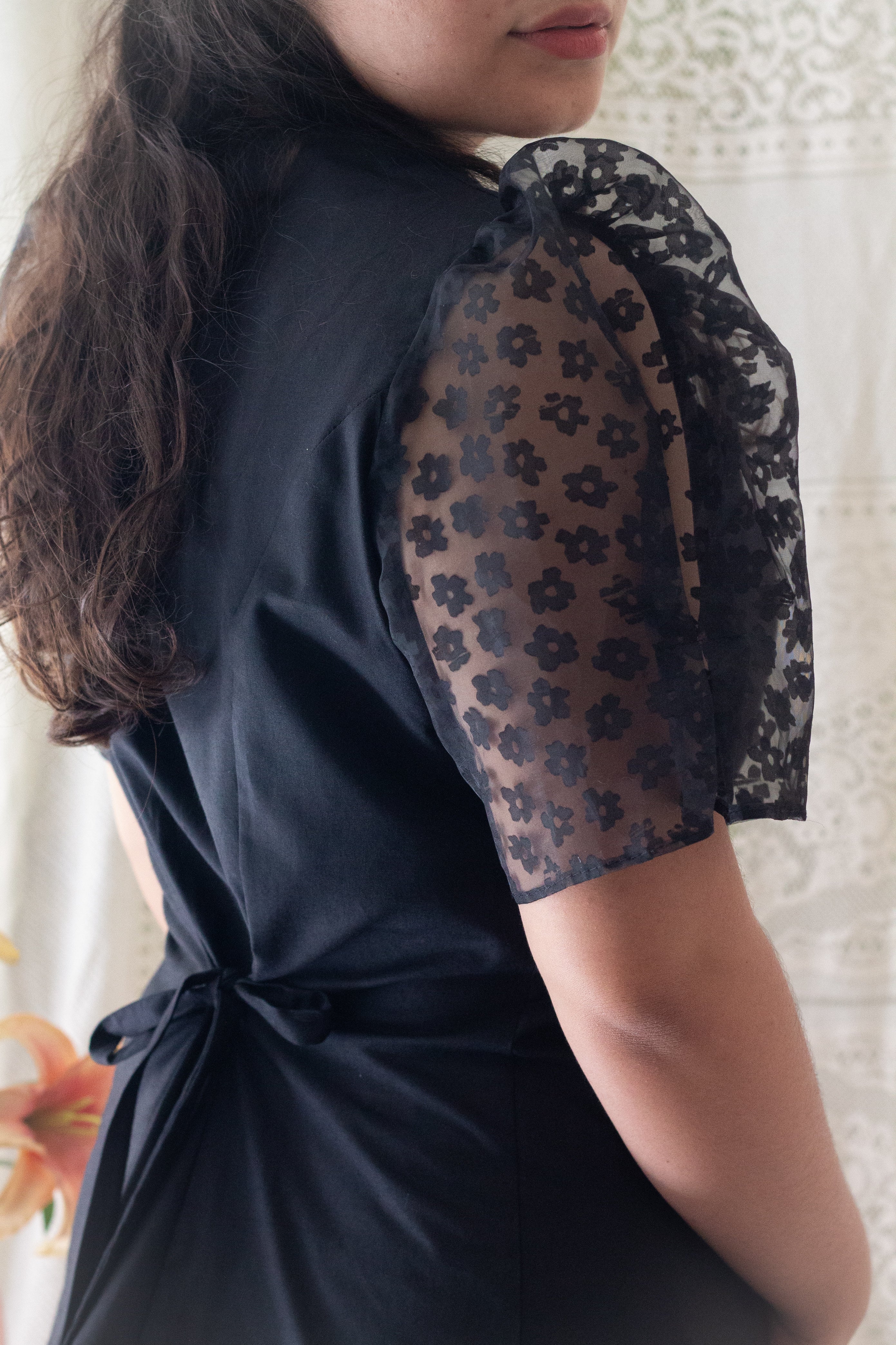 Blusa Heart Algodon negro