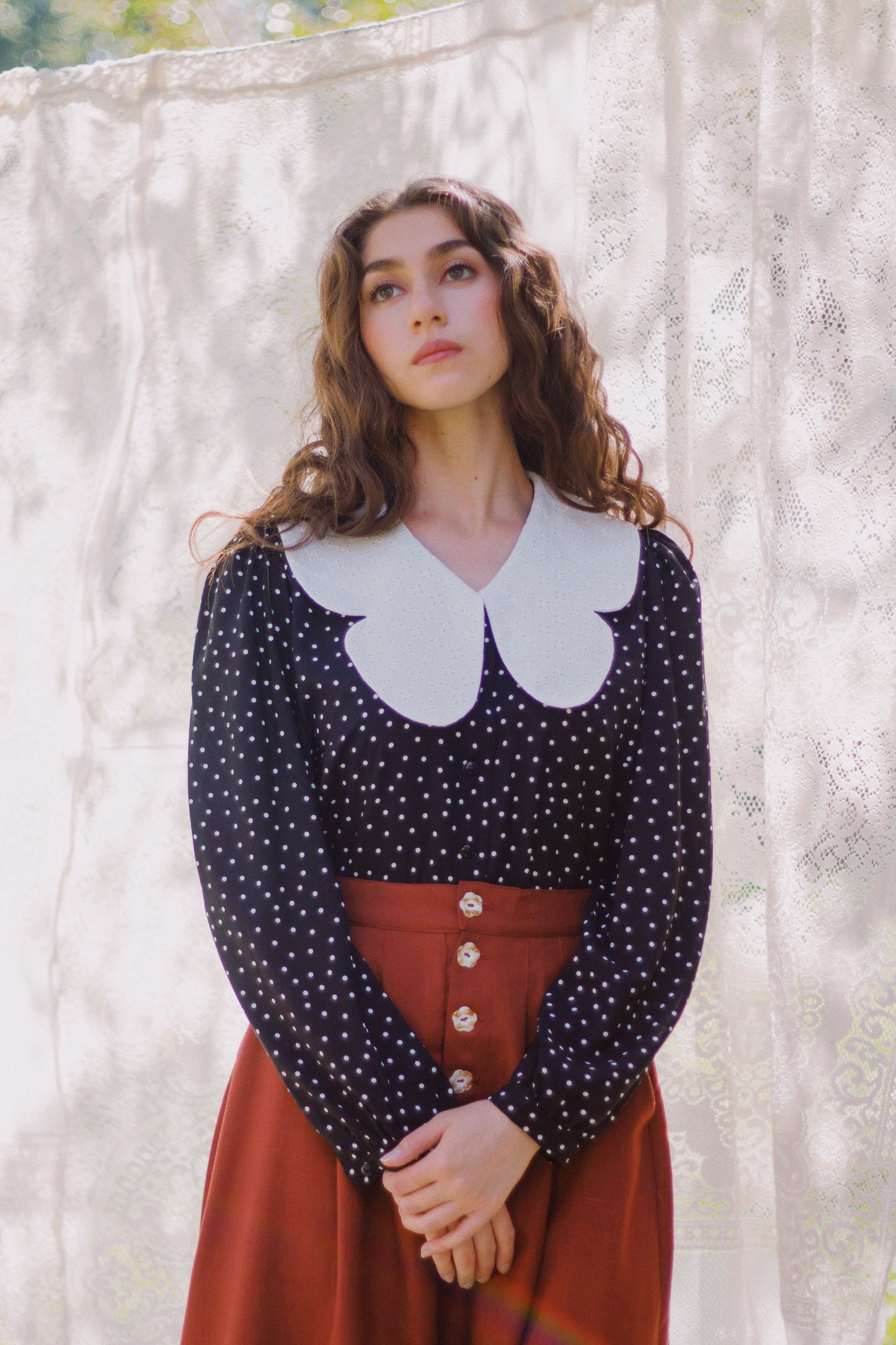 (Pre Order) Blusa Mariposa Polka Dots