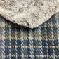 Fluffy Heart Tartan Lana