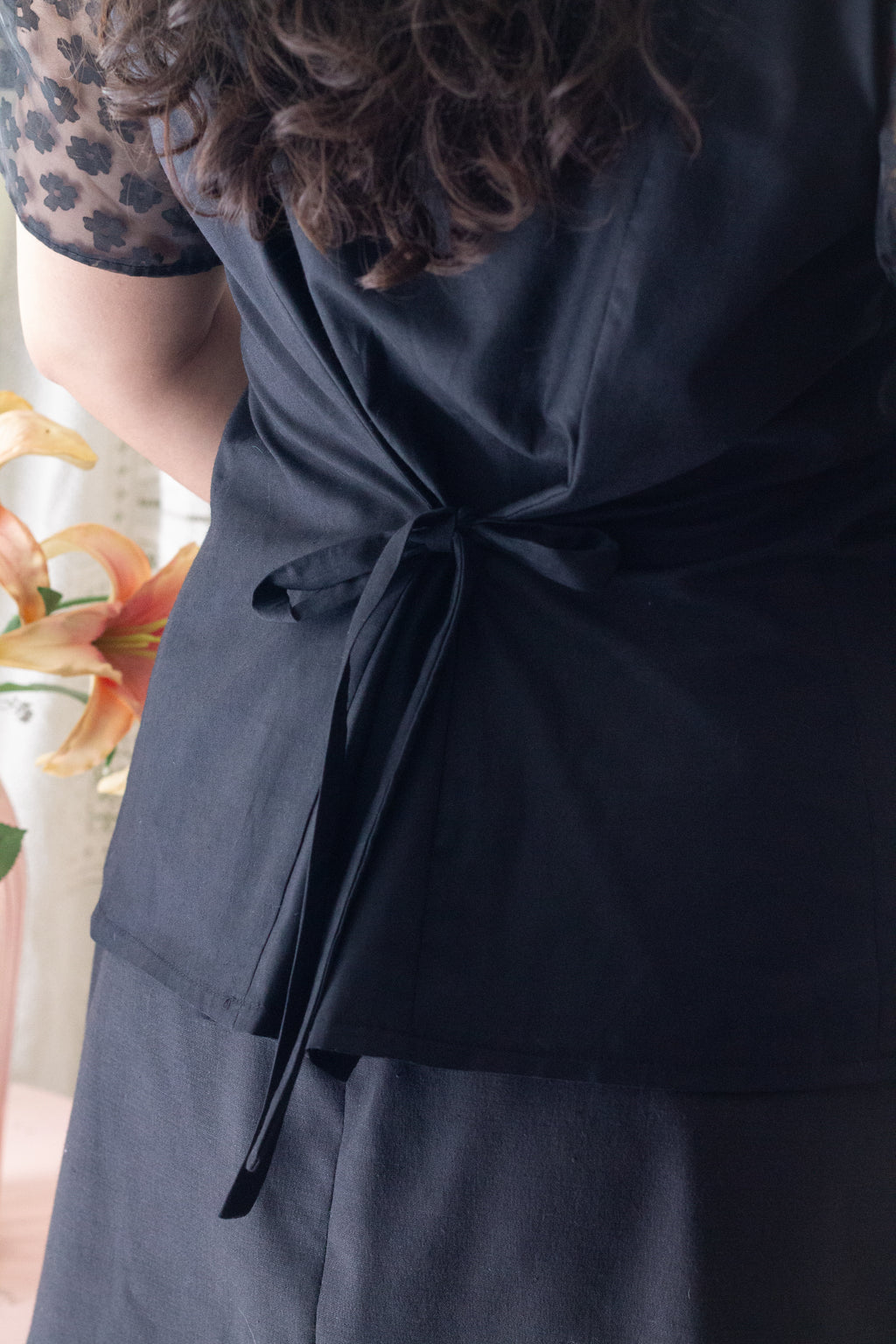 Blusa Heart Algodon negro