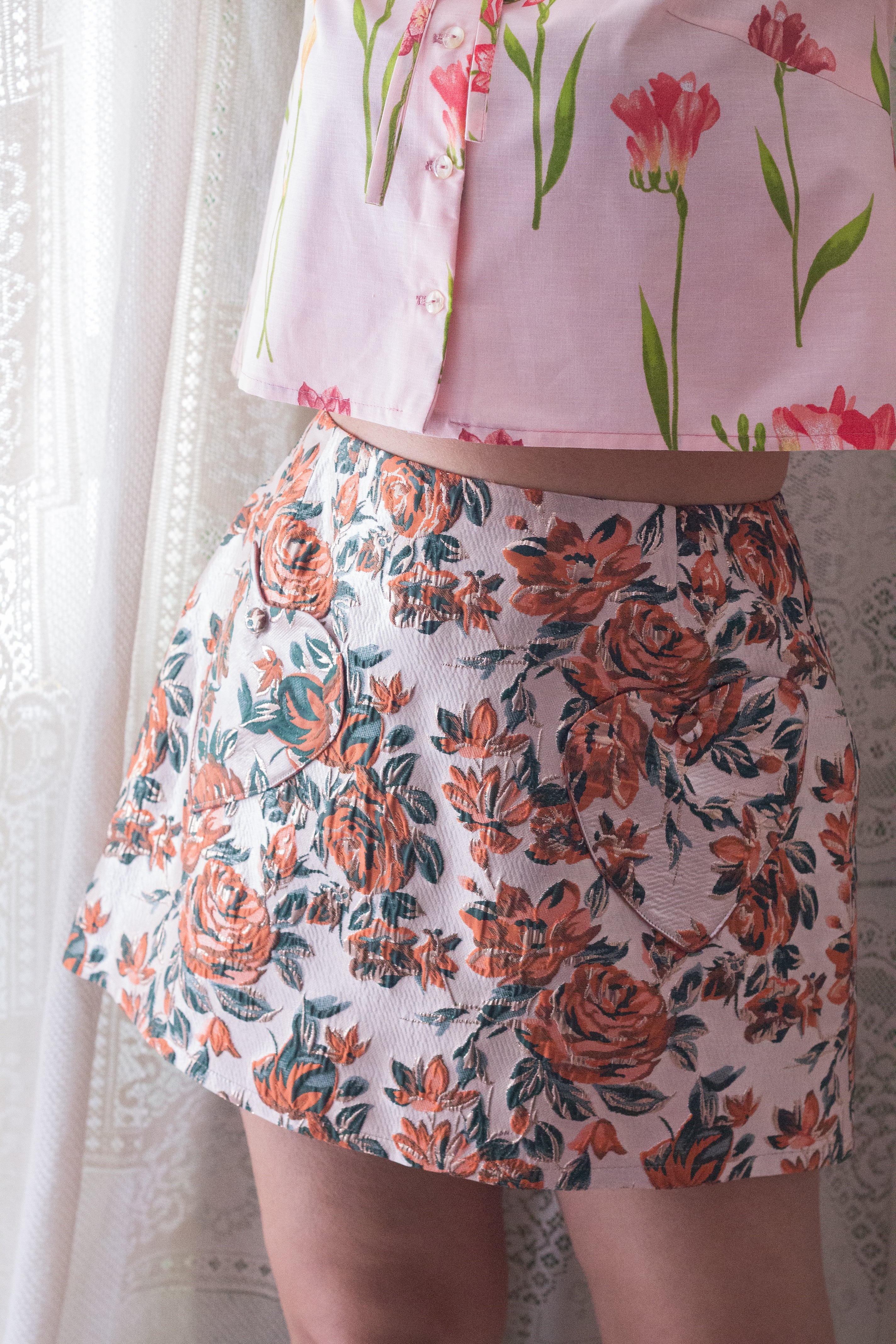 Falda Short Priscila Damasco