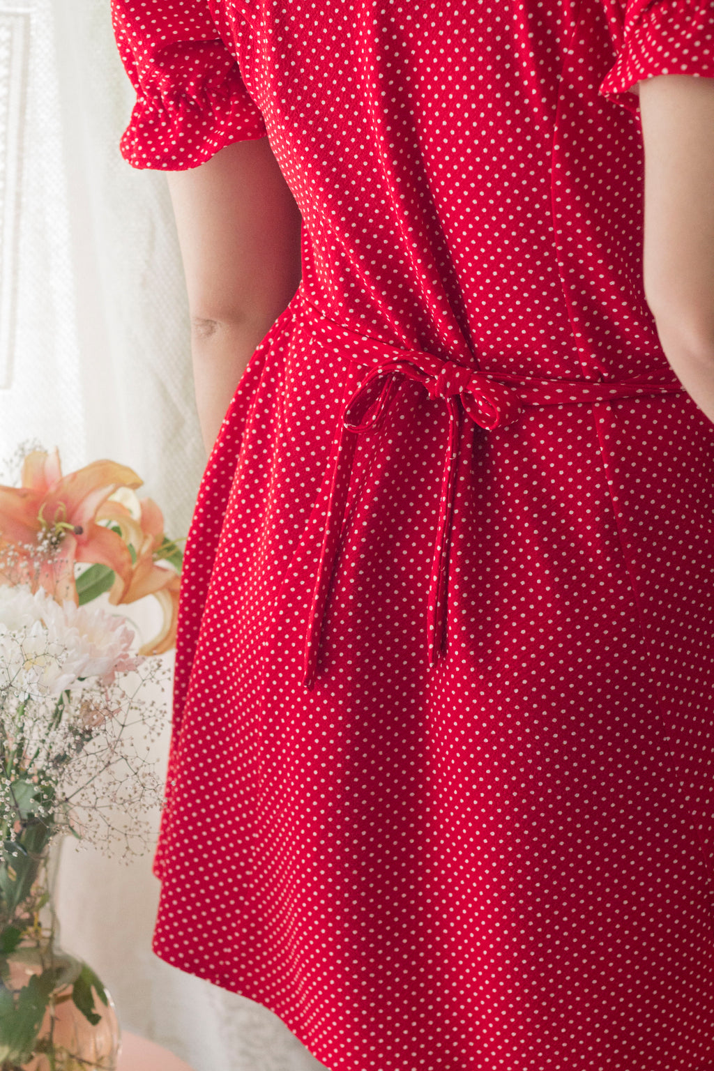 Kirsten Polka dots ROJO