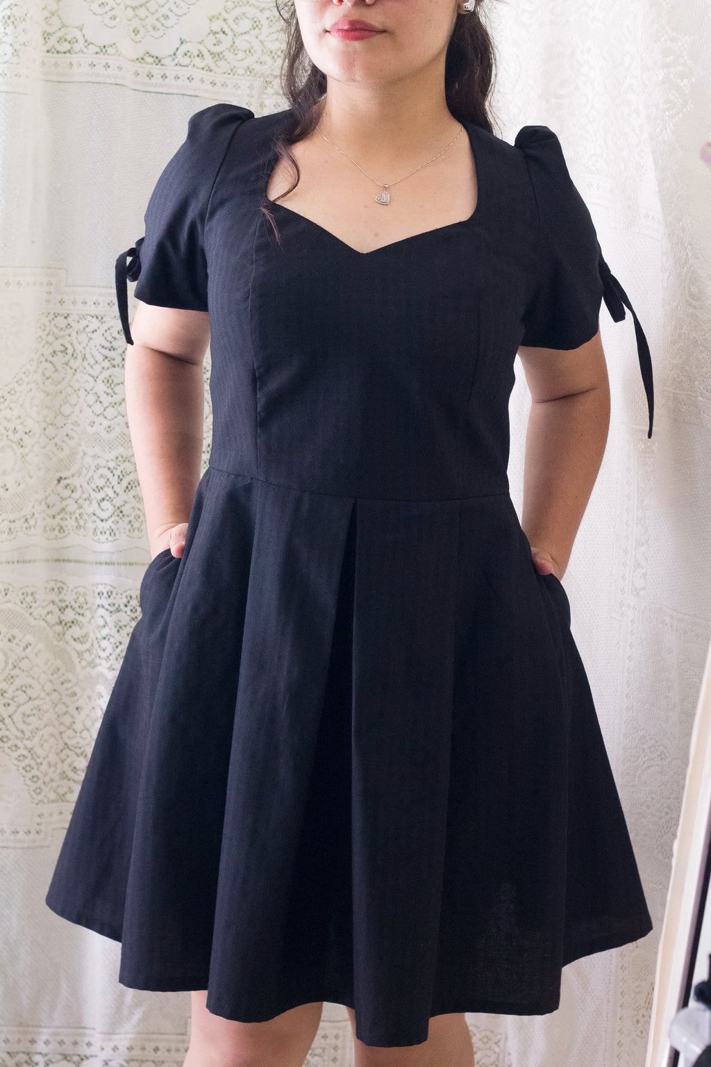 Vestido mini heart Negro