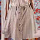 (PRE ORDER) Falda Lilly Principe de gales CAFE