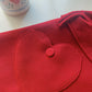 Abrigo Gabardina Rojo 100% Lana